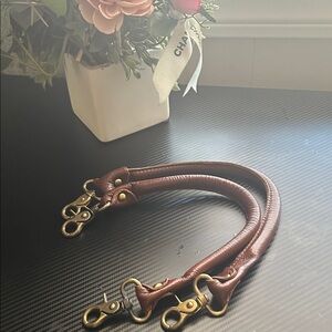 Brown Leather Bag Straps handle